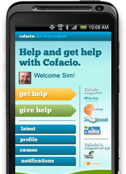 Cofacio App Screen 