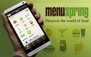 menu spring android app