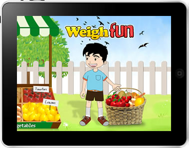 WeighFun iPad App Screen